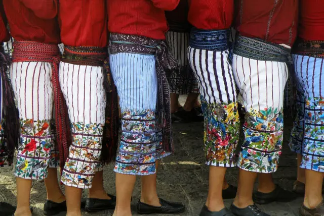 An Easter week procession in Santiago Atitlan, Guatemala.